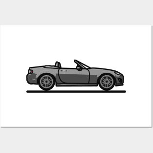 Mazda Miata MX-5 NC (MK3) Grey Posters and Art